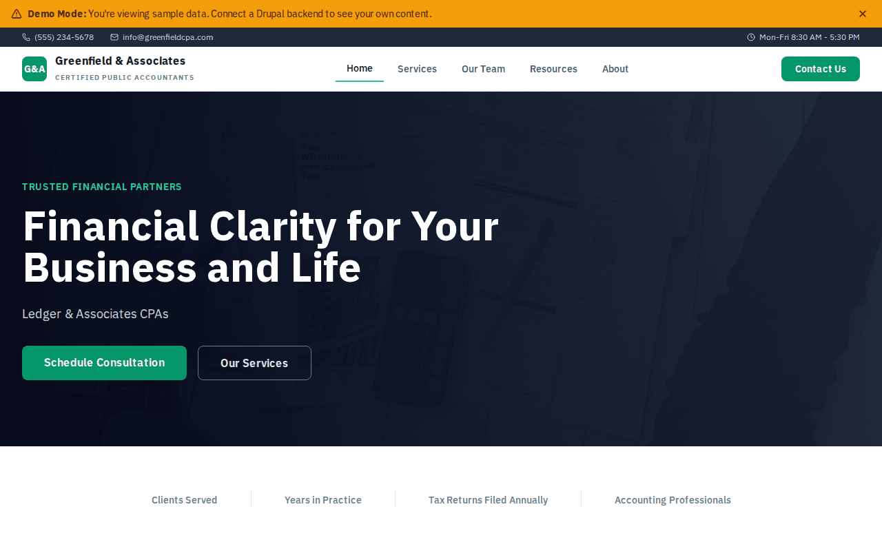 Decoupled Accounting screenshot